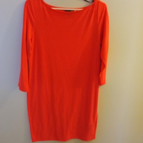 Orange Long Top - Picture 1 of 2